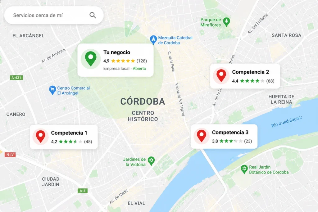 Mapa Competencia Seo Local